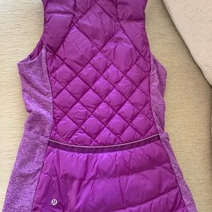 Purple Lululemon Puffer Vest